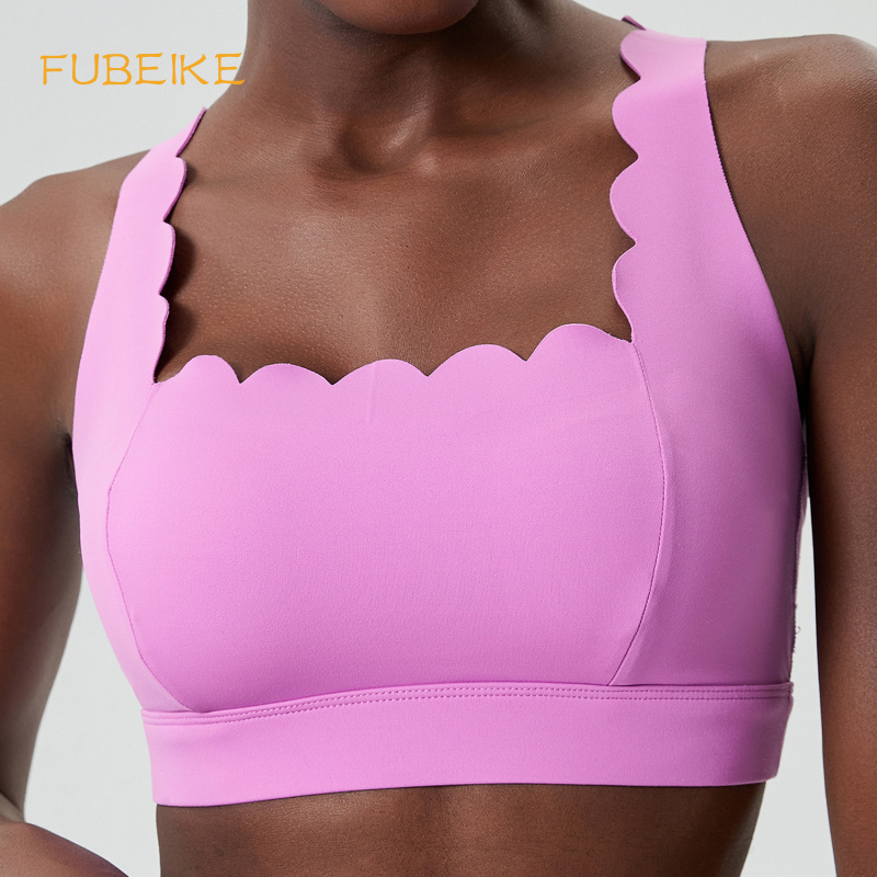 Yoga Fitness Plus - FUBEIKE Small Wave Double-Shoulder Strap Underwear