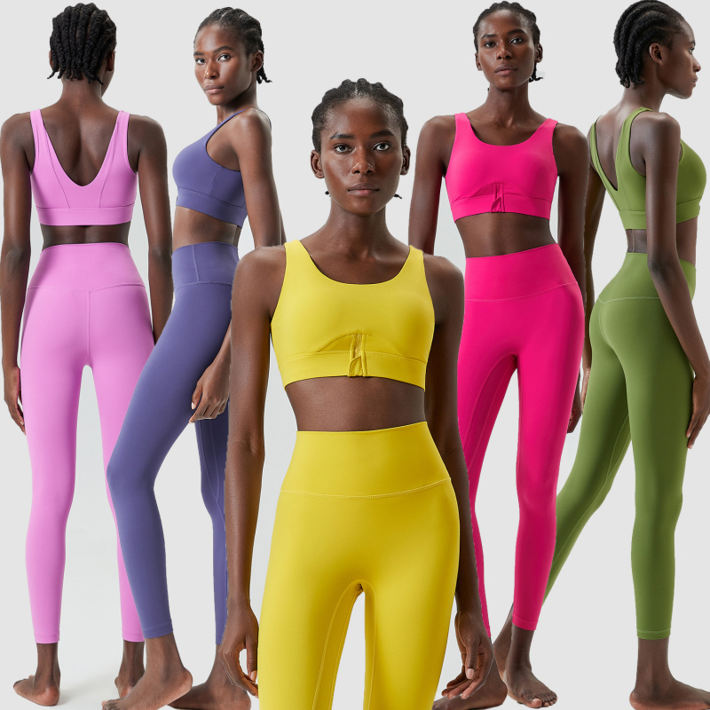 Yoga Fitness Plus - Two Pieces Set Zipper Yoga Sport