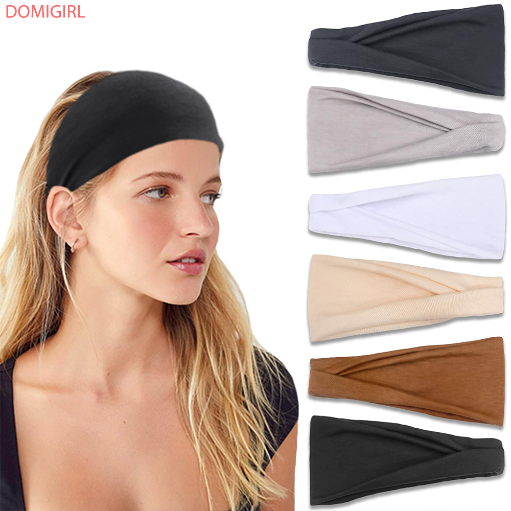 Yoga Fitness Band - New Solid Color Elastic Hair Band