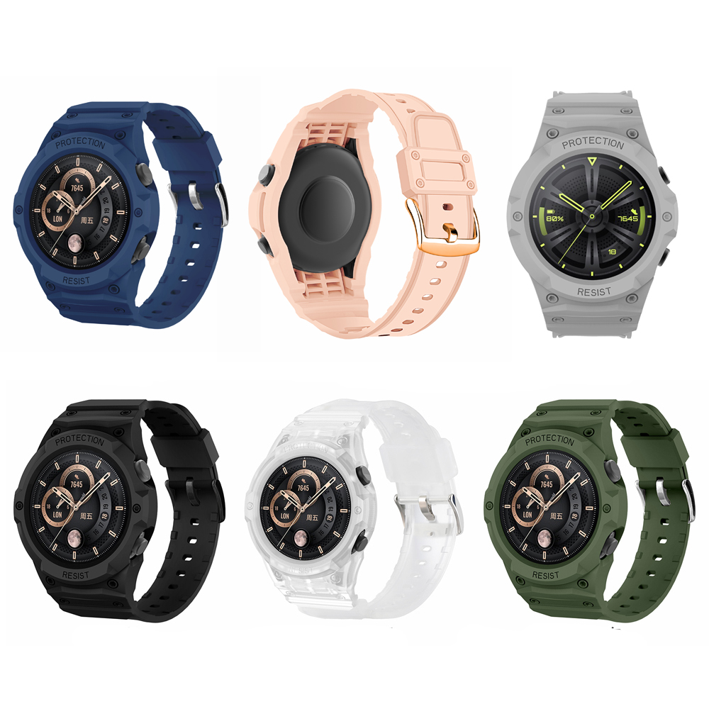 Fitness Tracker Band - Khung Nhựa TPU Vỏ Bao Da