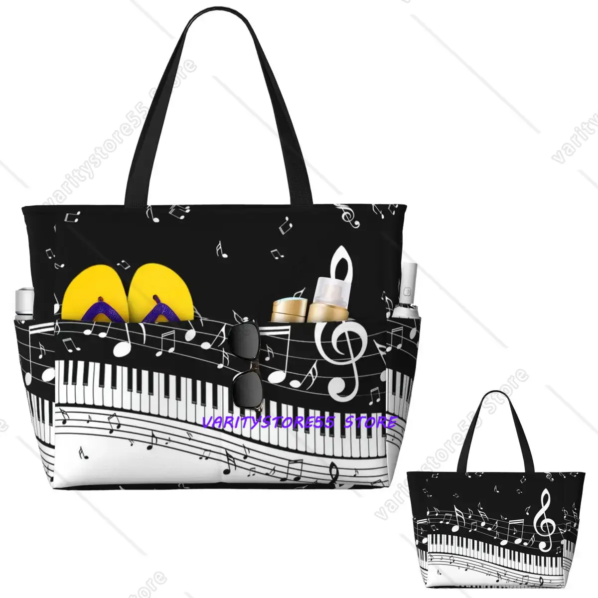 Abstract Piano Keys With Music - đánh giá và giá Yoga Fitness Music