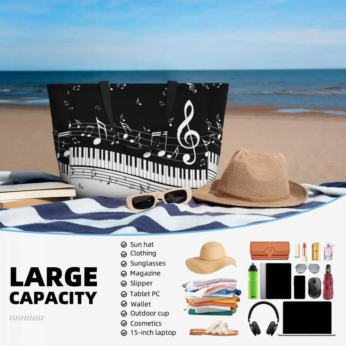 Abstract Piano Keys With Music - đánh giá và giá Yoga Fitness Music