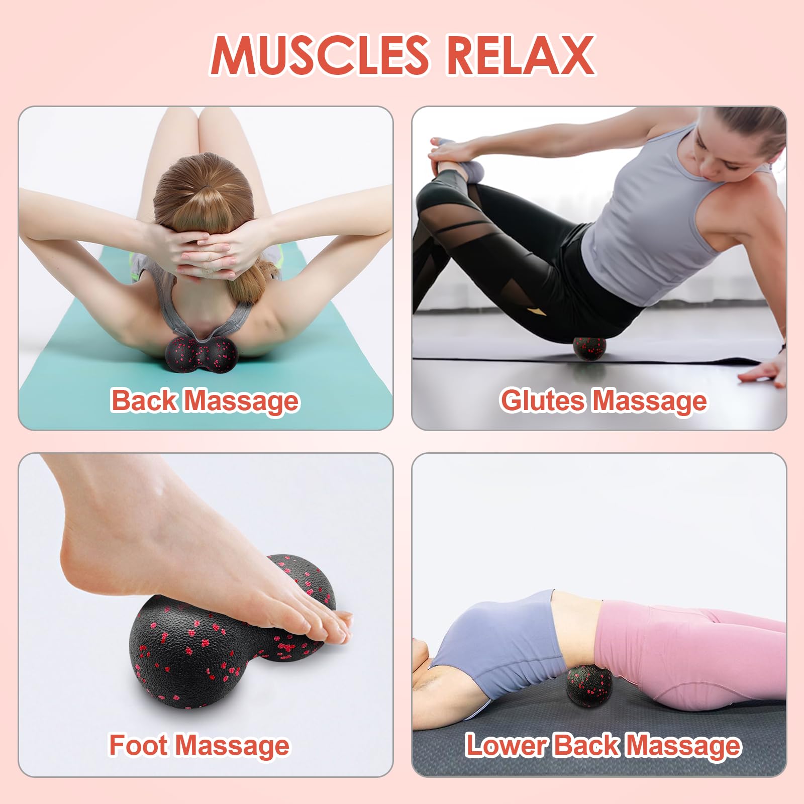 Hollow Yoga Roller Massage Pea - đánh giá và giá Shoulder Massage Ball