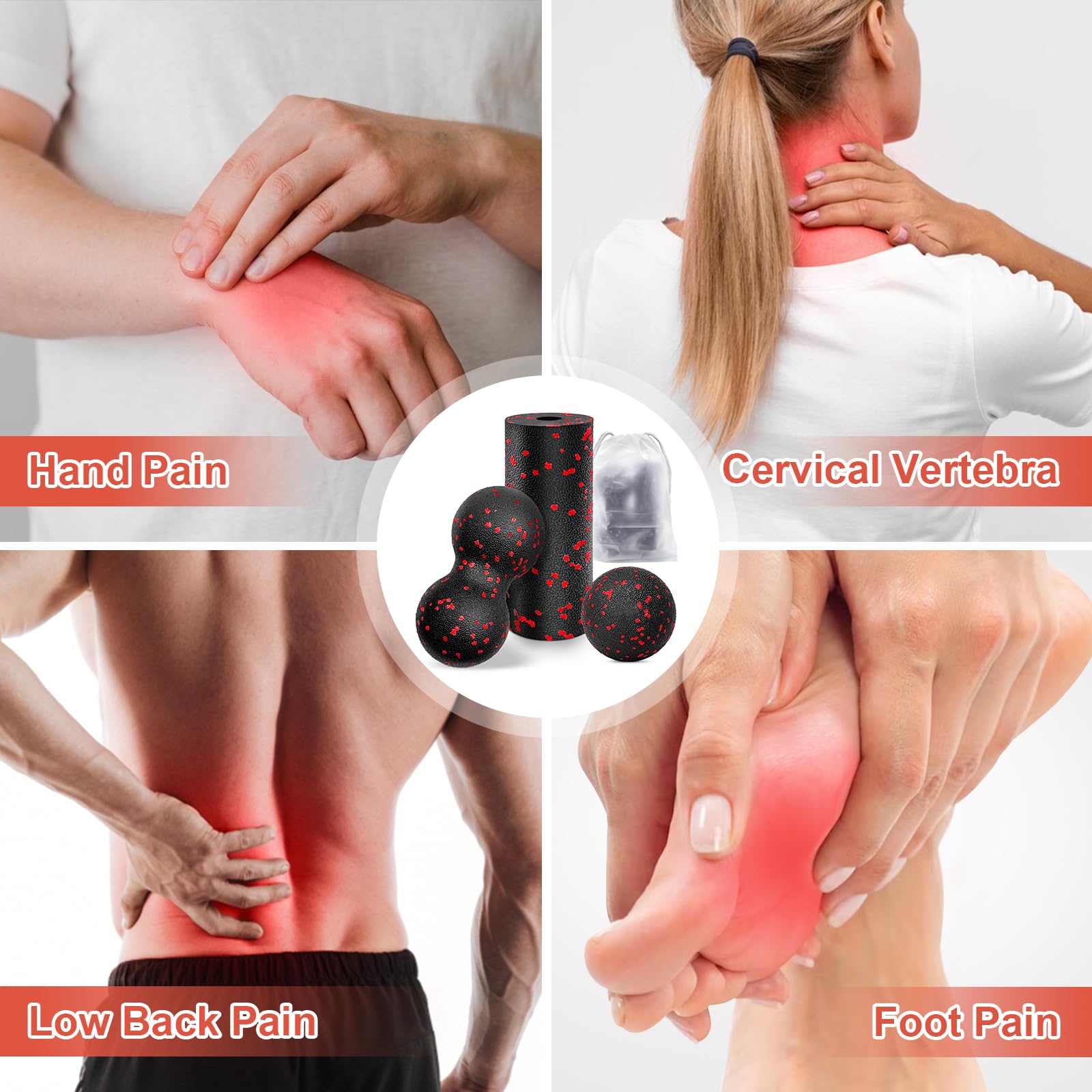 Hollow Yoga Roller Massage Pea - đánh giá và giá Shoulder Massage Ball