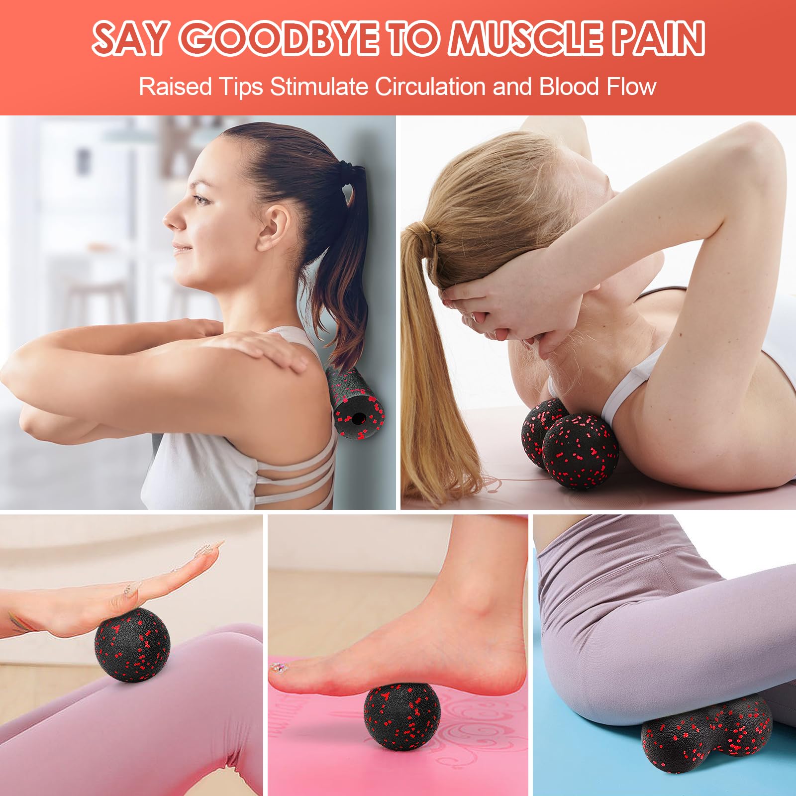 Hollow Yoga Roller Massage Pea - đánh giá và giá Shoulder Massage Ball