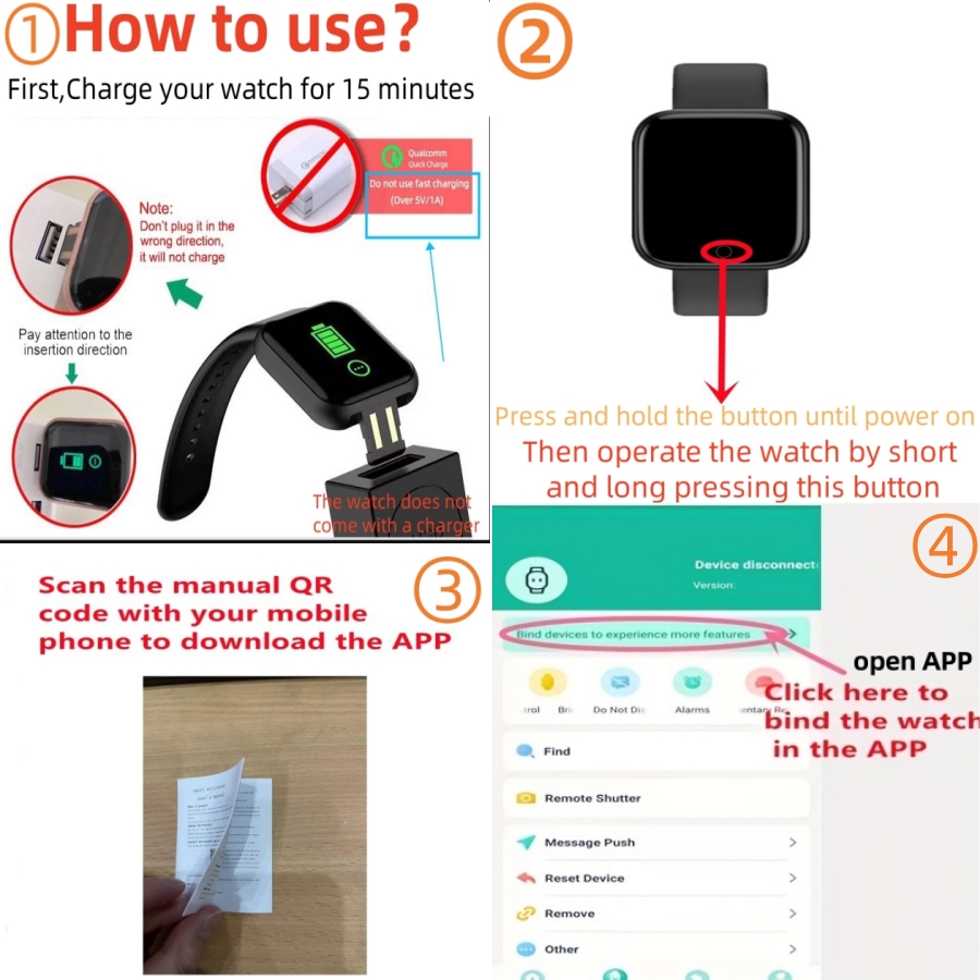 Smart Watch For Men Women Spor - đánh giá và giá Fitness Tracker Band