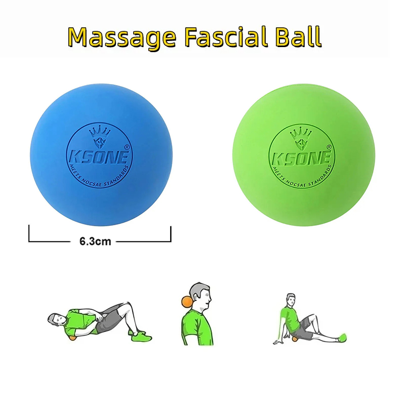 Rubber Fascia Massage Ball Yog - đánh giá và giá Shoulder Massage Ball