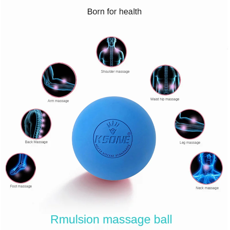 Rubber Fascia Massage Ball Yog - đánh giá và giá Shoulder Massage Ball