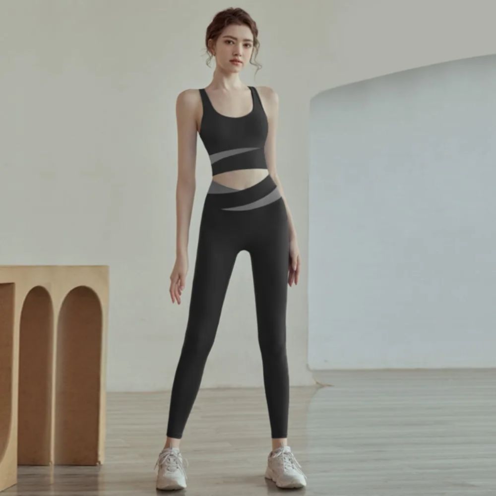 High Waist Color Block Yoga Se - đánh giá và giá Yoga Blocks
