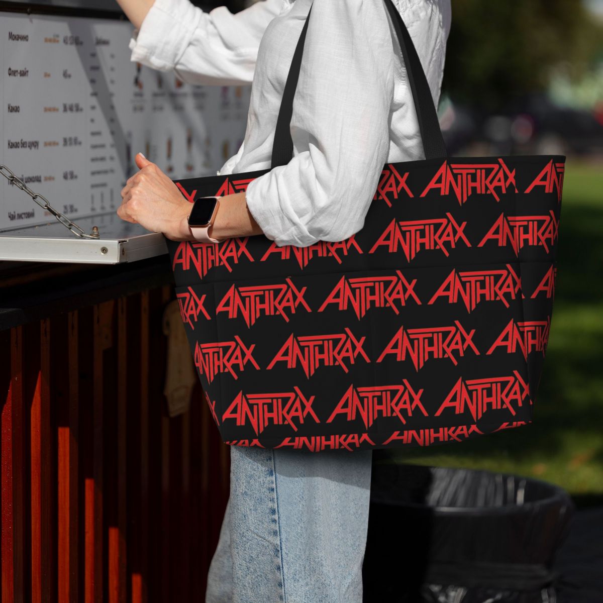 Anthrax Music Band Logo Beach  - đánh giá và giá Yoga Fitness Music