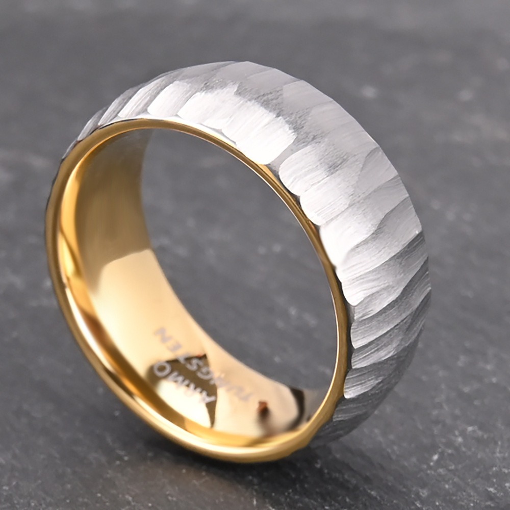 Somen 8mm Two Tone Hammered Tu - đánh giá và giá Fitness Tracker Band