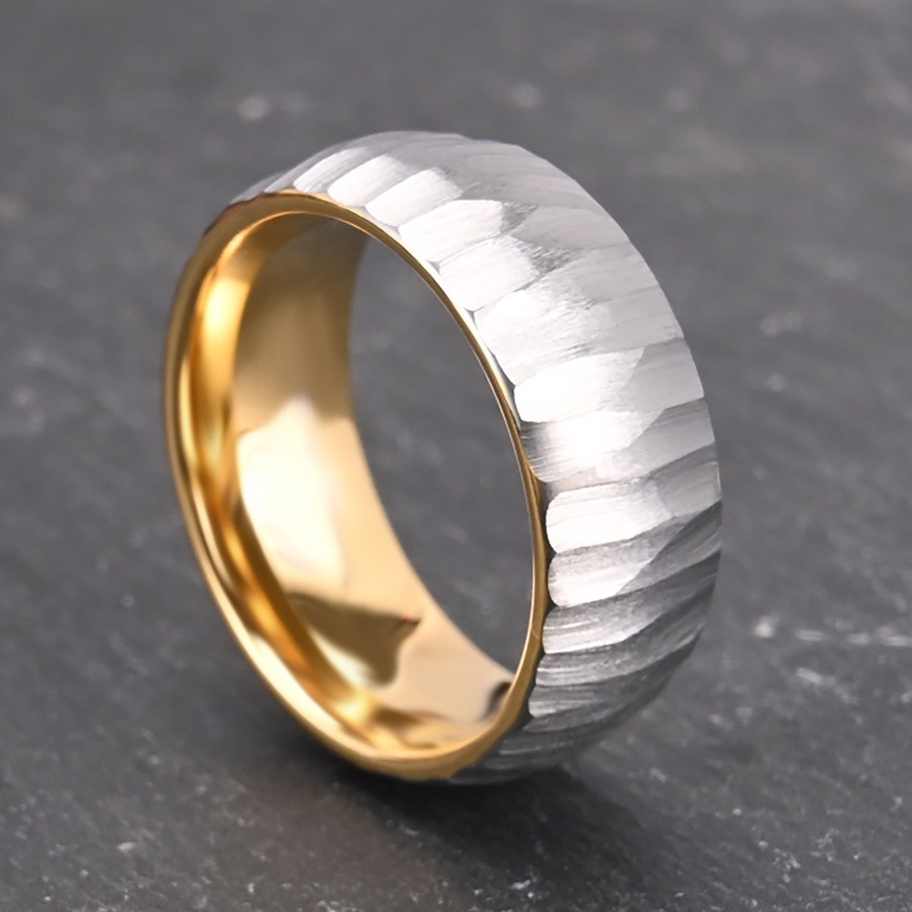 Somen 8mm Two Tone Hammered Tu - đánh giá và giá Fitness Tracker Band