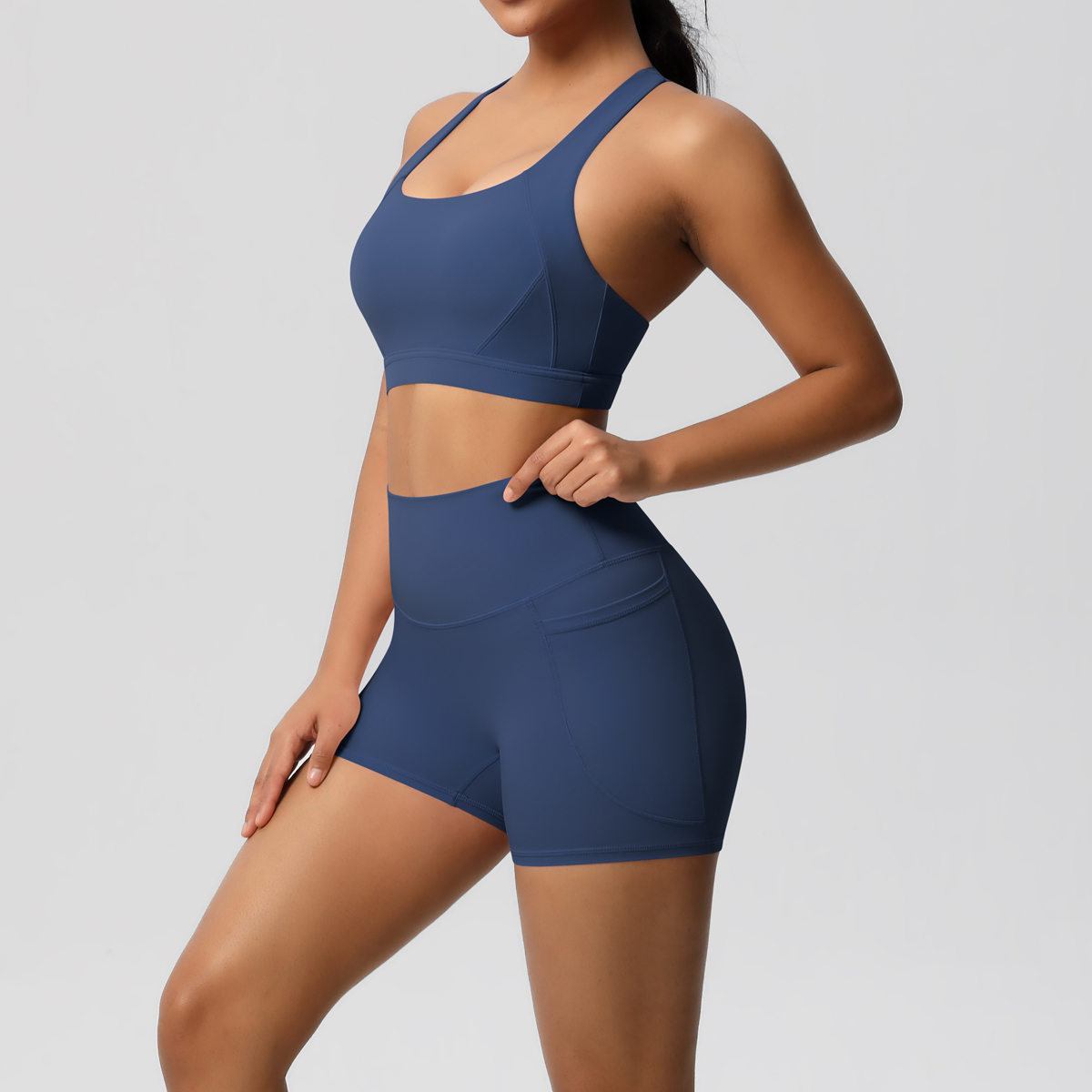 2PCS Sportswear With Pocketed  - đánh giá và giá Yoga Y Fitness
