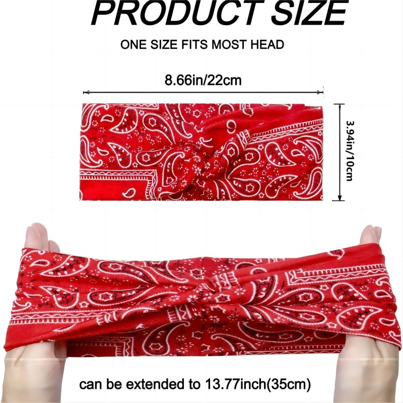 Paisley Cashew flowers hair ba - đánh giá và giá Yoga Fitness Band