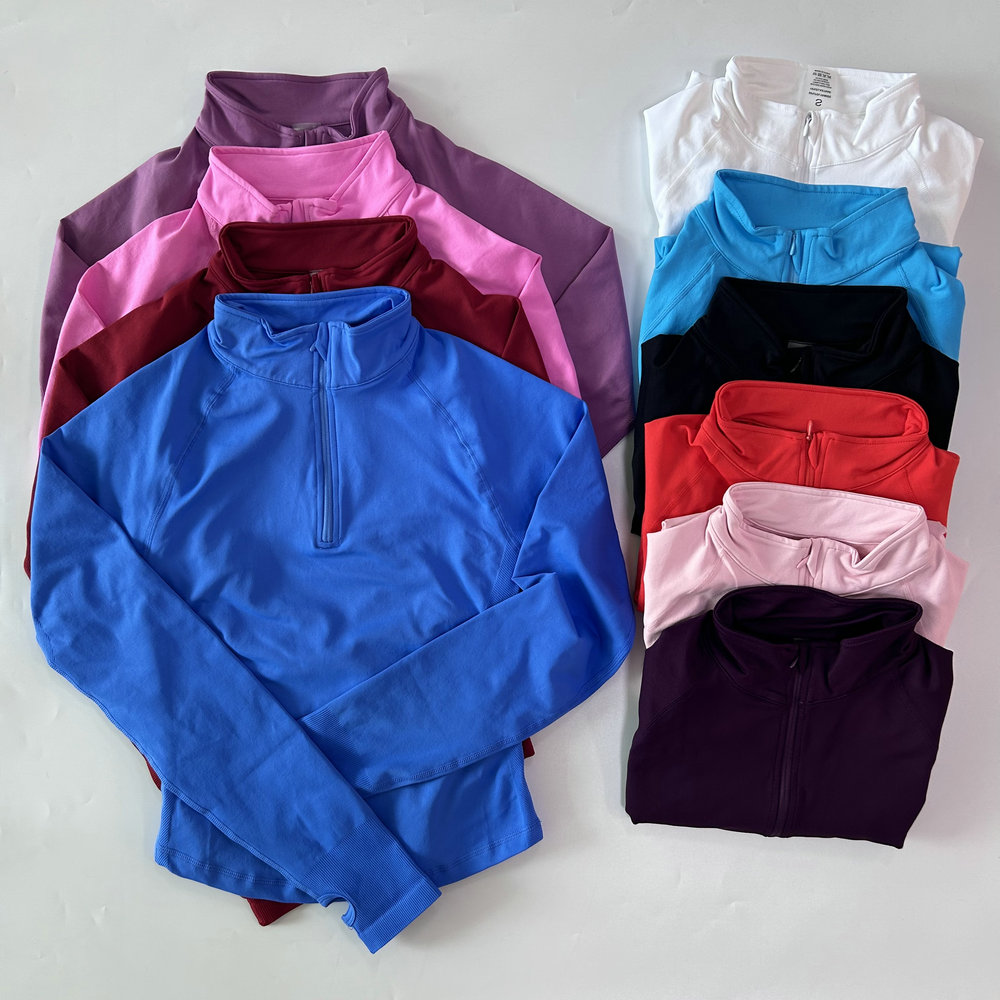 No Logo Yoga Jacket With Half  - đánh giá và giá Yoga Fitness Yoga