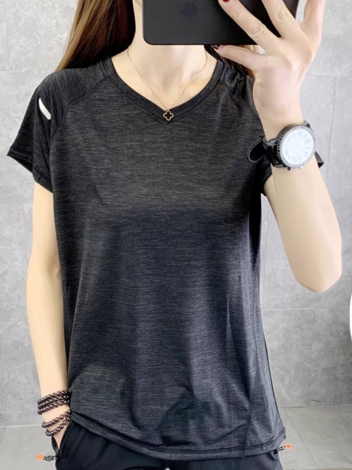 Quick Dry Short Sleeve T-Shirt - đánh giá và giá Yoga Fitness Plus