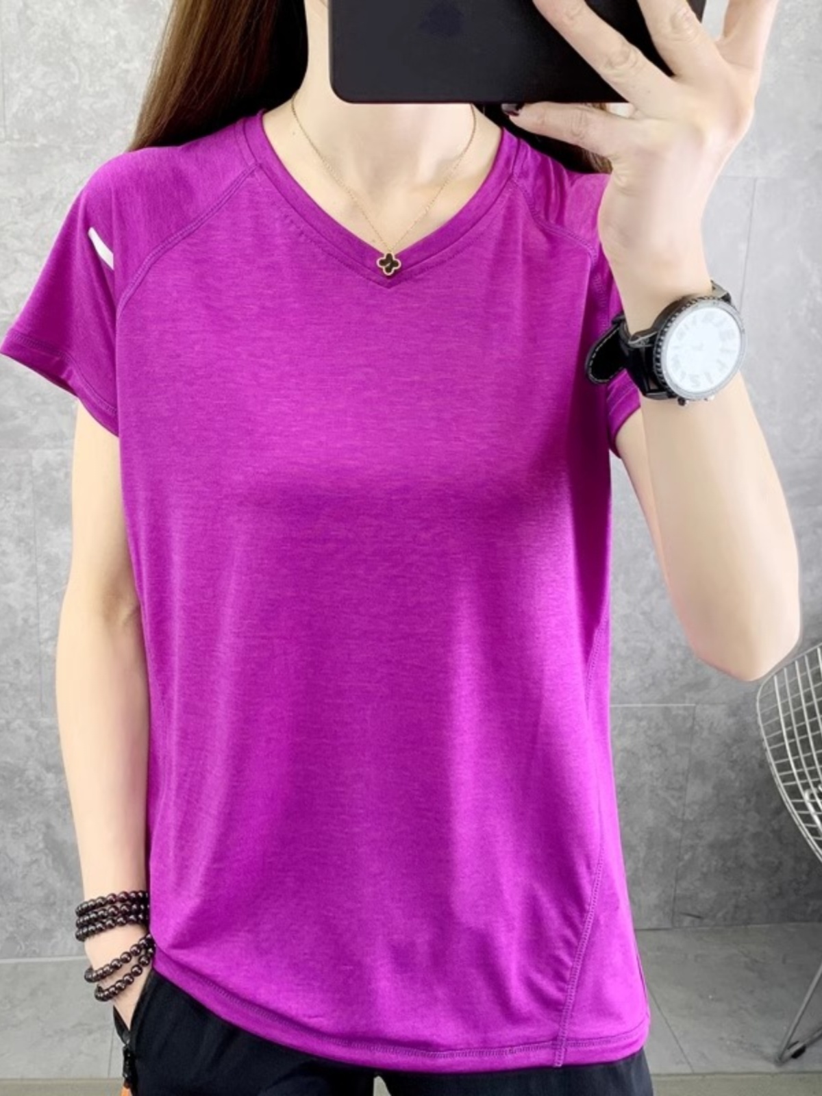 Quick Dry Short Sleeve T-Shirt - đánh giá và giá Yoga Fitness Plus